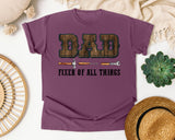 Dad Fixer Of All Things Brown 3 graphic tee in Berry