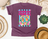 Teachers Need Vitamin Sea graphic tee in Berry