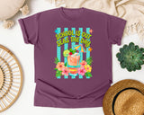 School Is Out Seas The Day graphic tee in Berry