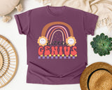Little Genius graphic tee in Berry