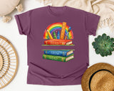 Read Grow Read graphic tee in Berry