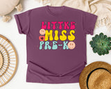 Little Miss Pre-K graphic tee in Berry