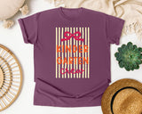 Kindergarten Crew graphic tee in Berry