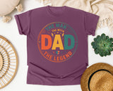 The Man The Myth The Legend Dad graphic tee in Berry