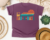 I Keep All My Dad Jokes In A Dad-A-Base graphic tee in Berry