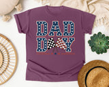 Dad Day Navy 2 graphic tee in Berry