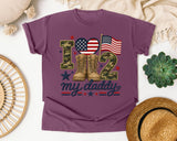 I Love My Daddy graphic tee in Berry
