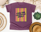 Cool Dad Embarrassing World graphic tee in Berry