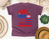 Little Miss Firecracker Red graphic tee in Berry