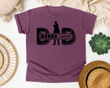 Dad Loading White graphic tee in Berry