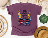 Dads Who Grill Together Stay Rare Together Grey graphic tee in Berry