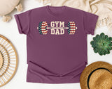 Gym Dad graphic tee in Berry