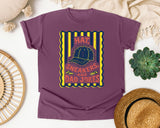 Hat Sneakers And Dad Jokes graphic tee in Berry