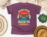 Game Over Back To School Controller graphic tee in Berry