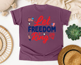 Let Freedom Ring graphic tee in Berry