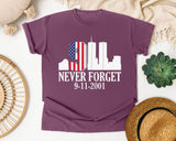 Never Forget White 4 graphic tee in Berry