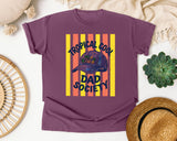 Tropical Cool Dad Society graphic tee in Berry