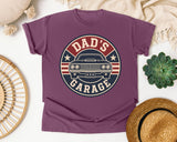 Dad's Garage Grey 2 graphic tee in Berry