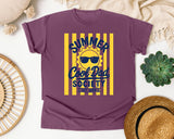 Summer Cool Dad Society Yellow graphic tee in Berry