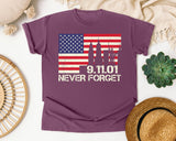 Never Forget Red graphic tee in Berry