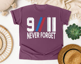 Never Forget White 5 graphic tee in Berry