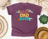 Best Dad Ever Grey 2 graphic tee in Berry
