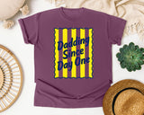 Dadding Since Day One graphic tee in Berry