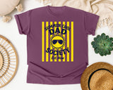 Summer Cool Dad Society Yellow 2 graphic tee in Berry