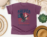 We The People 250 Years graphic tee in Berry