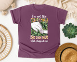 I'm Not The Step Dad I'm The Dad That Stepped Up graphic tee in Berry