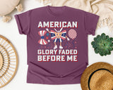 American Glory graphic tee in Berry