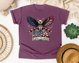 USA 250 Years graphic tee in Berry