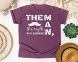 The Man The Myth The Legend Classic graphic tee in Berry