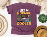 Like A Normal Dad But Cooler graphic tee in Berry