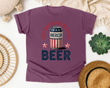 It's A Bad Day To Be A Cold American Beer graphic tee in Berry