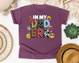 In My Dad Era graphic tee in Berry