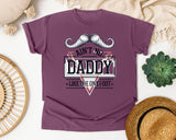 Ain't No Daddy Like The One I Got Grey graphic tee in Berry