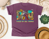 Dad Fixer Of All Things Grey graphic tee in Berry