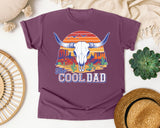 The Cool Dad graphic tee in Berry