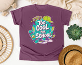 Too Cool For School Sneakers graphic tee in Berry
