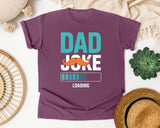 Dad Joke Loading Teal graphic tee in Berry