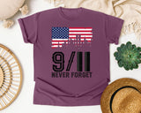 Never Forget Black 2 graphic tee in Berry