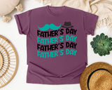 Father's Day graphic tee in Berry