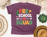 Preschool Squad graphic tee in Berry