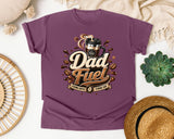 Dad Fuel Strong Coffee Strong Dad graphic tee in Berry