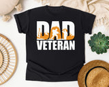 Dad Veteran graphic tee in Black