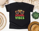 Middle School Vibes Only Sunglasses Graphic Tee graphic tee in Black