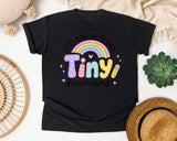 Its A Good Day To Teach Tiny Humans Rainbow graphic tee in Black