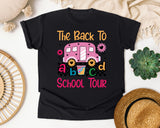 The Back To School Tour graphic tee in Black