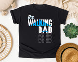 The Walking Dad White graphic tee in Black